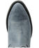 Image #6 - Lane Women's Plain Jane Washed Denim Midi Western Boots - Round Toe, Blue, hi-res