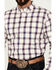 Image #3 - Cody James Men's Yeehaw Plaid Print Long Sleeve Button-Down Stretch Western Shirt - Tall , Ivory, hi-res