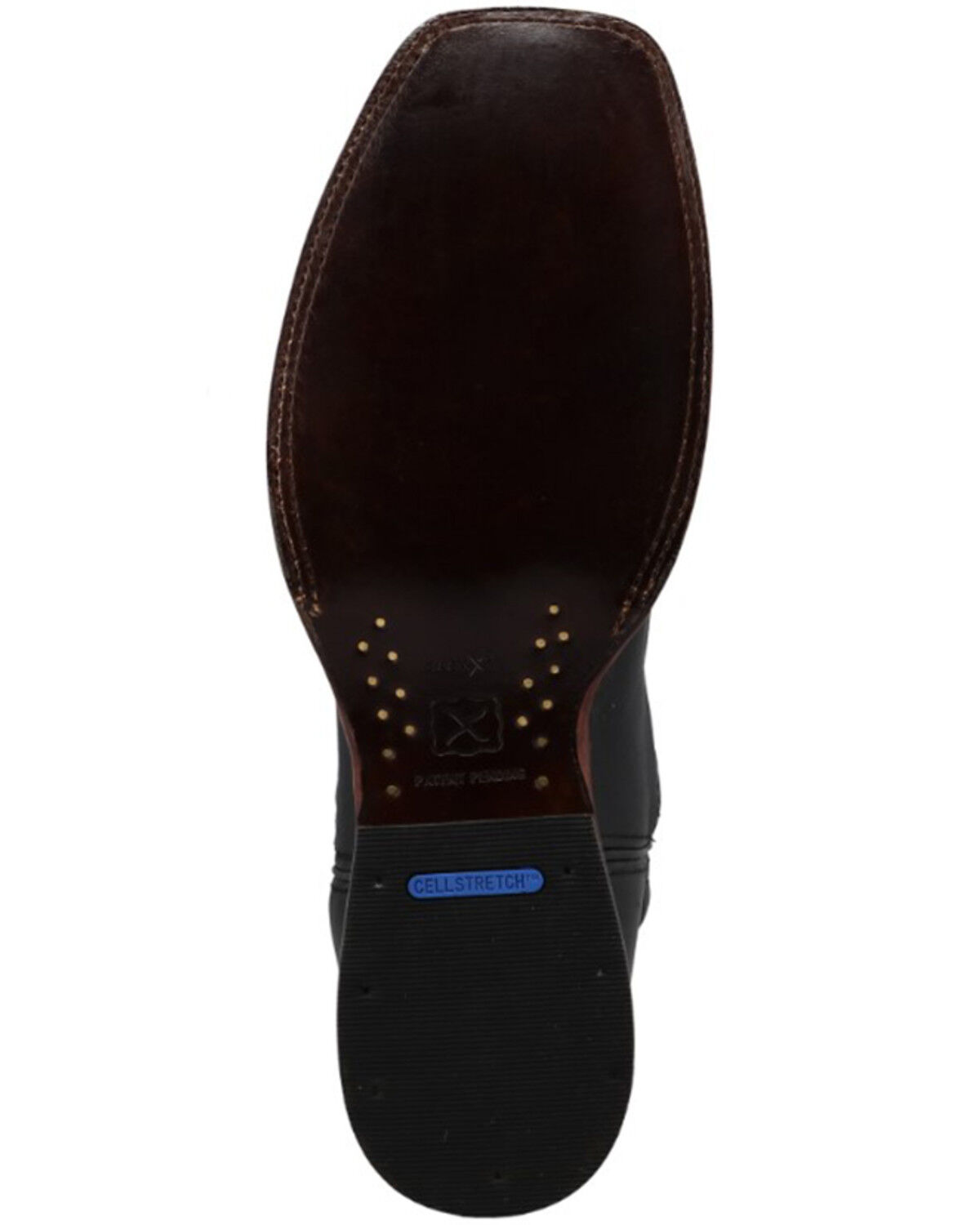 Image #7 - Twisted X Men's 11" Tech X™ Western Boots - Broad Square Toe, Black, hi-res