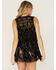 Image #4 - Wonderwest Women's Foiled Suede Vest, Black, hi-res
