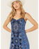 Image #2 - Idyllwind Women's Carver Printed Maxi Dress, Steel Blue, hi-res