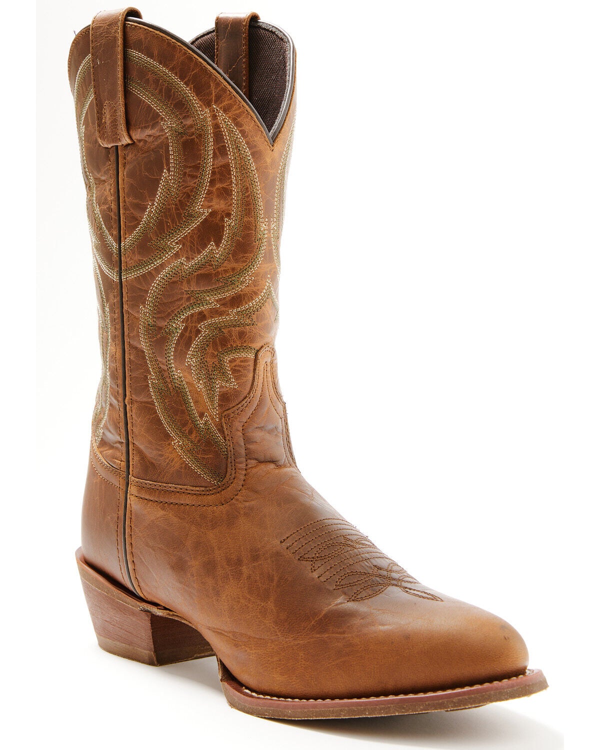 Image #1 - Laredo Men's Novak Performance Western Boots - Round Toe, Tan, hi-res