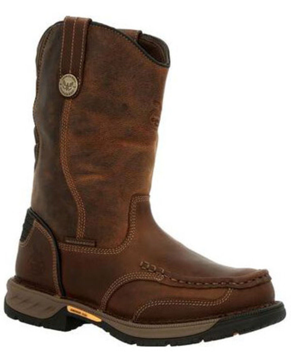 Image #1 - Georgia Boot Men's Athens 360 Waterproof Western Work Boots - Steel Toe, , hi-res