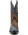 Image #4 - Dan Post Women's Humming Bird Heart and Floral Inlay Western Boots - Snip Toe , Orange, hi-res