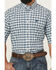 Image #3 - Cinch Men's Plaid Print Short Sleeve Button-Down Western Shirt, Cream, hi-res
