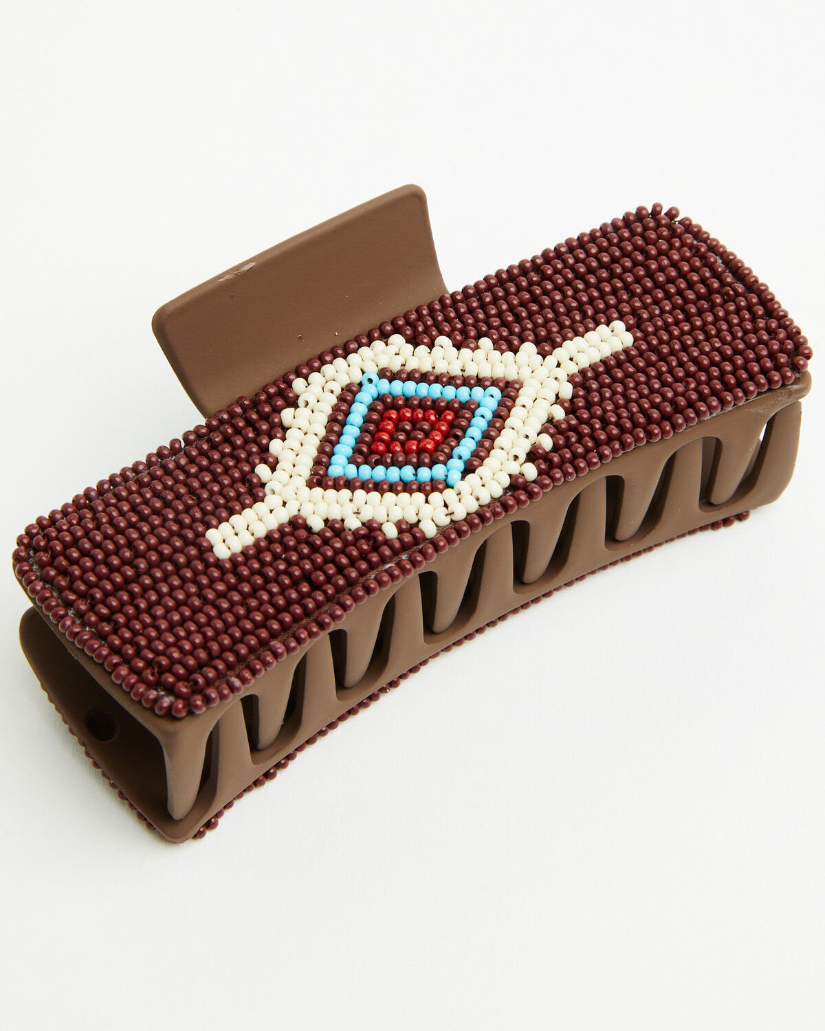 Image #2 - Idyllwind Women's Shauna Southwestern Seed Bead Hairclip, Brown, hi-res