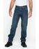 Image #1 - Carhartt Men's Holter Relaxed Fit Straight Leg Jeans, Dark Stone, hi-res