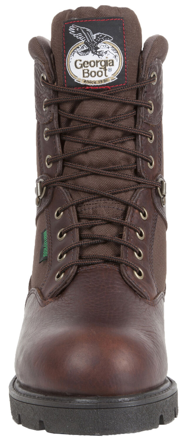 Image #4 - Georgia Boot Men's Homeland Waterproof Work Boots - Soft Toe, Brown, hi-res