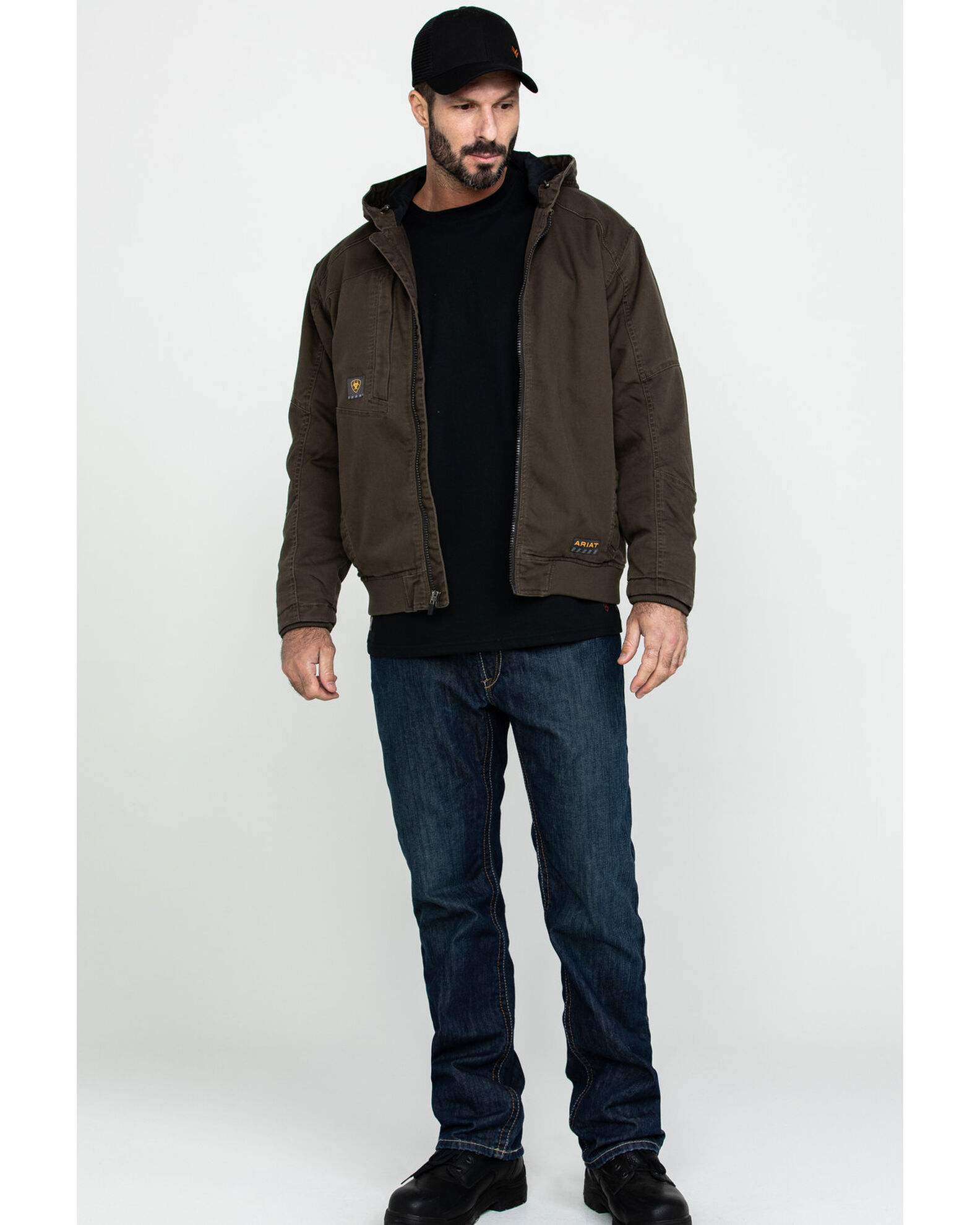 Ariat Men s Rebar Washed DuraCanvas Insulated Wren Jacket