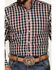 Image #3 - Ariat Men's Gatlin Plaid Print Long Sleeve Button-Down Western Shirt, Wine, hi-res