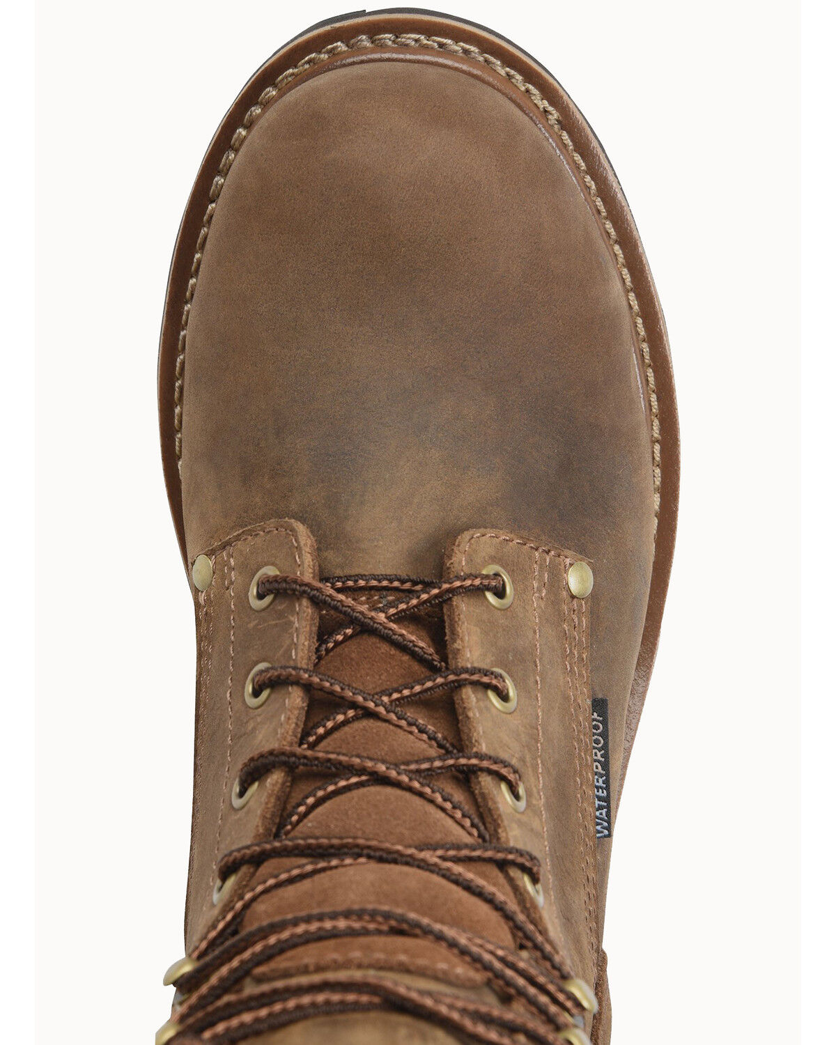 Image #5 - Carolina Men's Poplar Logger Boots - Soft Toe, Brown, hi-res