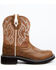 Image #2 - Shyanne Women's Fillies Marigold Western Boots - Round Toe , Brown, hi-res