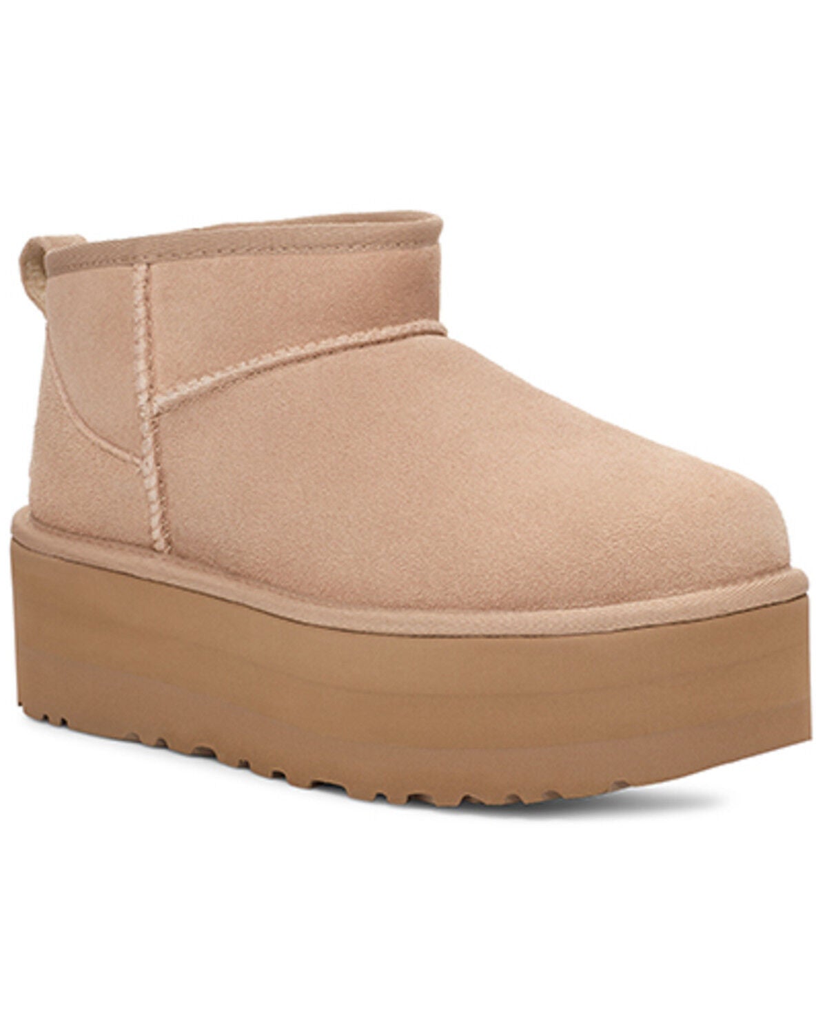 UGG Women's Classic Ultra Mini Platform Boots, Sand, hi-res
