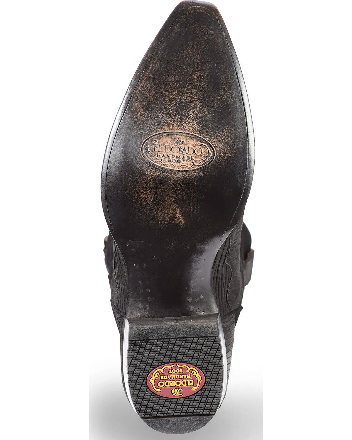 El Dorado Men's Handmade Lizard Black 