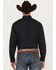Image #4 - Cinch Men's Striped Print Button-Down Long Sleeve Western Shirt, Black, hi-res