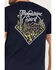 Image #4 - Moonshine Spirit Men's Desert Bandana Graphic T-Shirt , Navy, hi-res