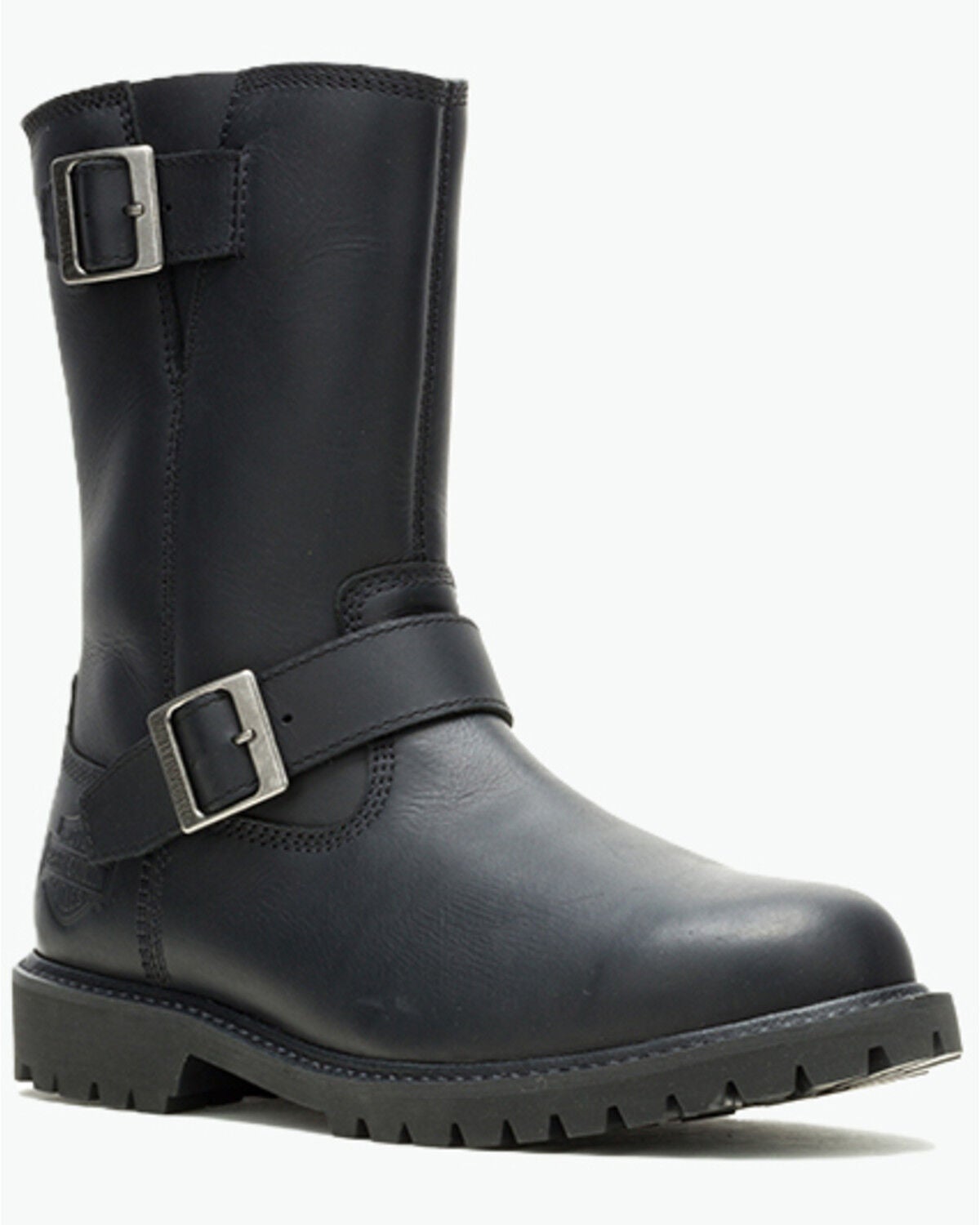 Harley Davidson Men's Lamberton Engineer Motorcycle Boots - Round Toe, Black, hi-res