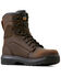 Image #1 - Ariat Men's 8" Turbo Waterproof Work Boots - Carbon Toe, Dark Brown, hi-res