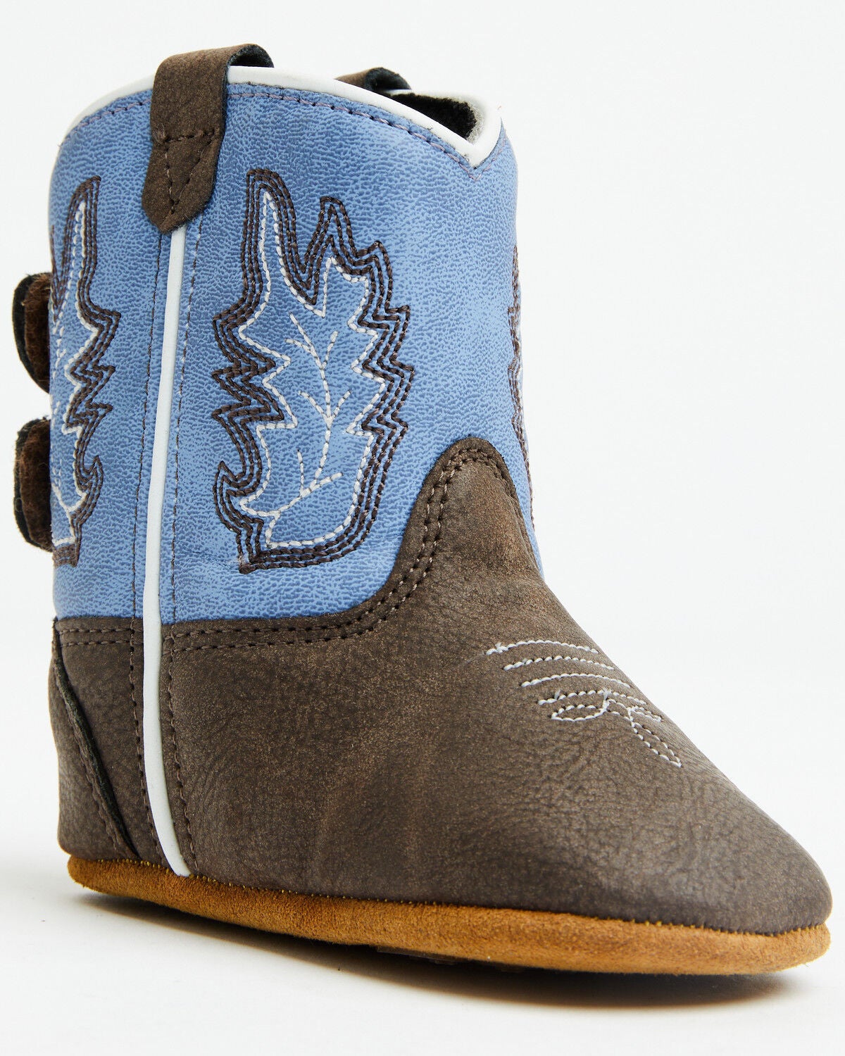 Boot Barn Infant Kid's Carter Poppets - Round Toe, Blue, hi-res