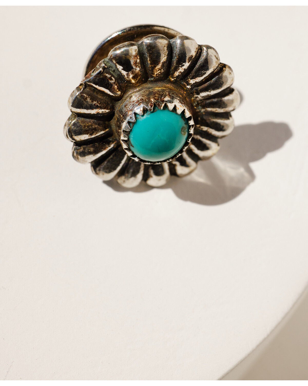 Image #2 - Broken Arrow Jewelry Women's Cactus Flower Pin, Silver, hi-res