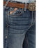 Image #2 - Ariat Boys' Medium Wash B4 Relaxed Bootcut Denim Jeans, Medium Wash, hi-res