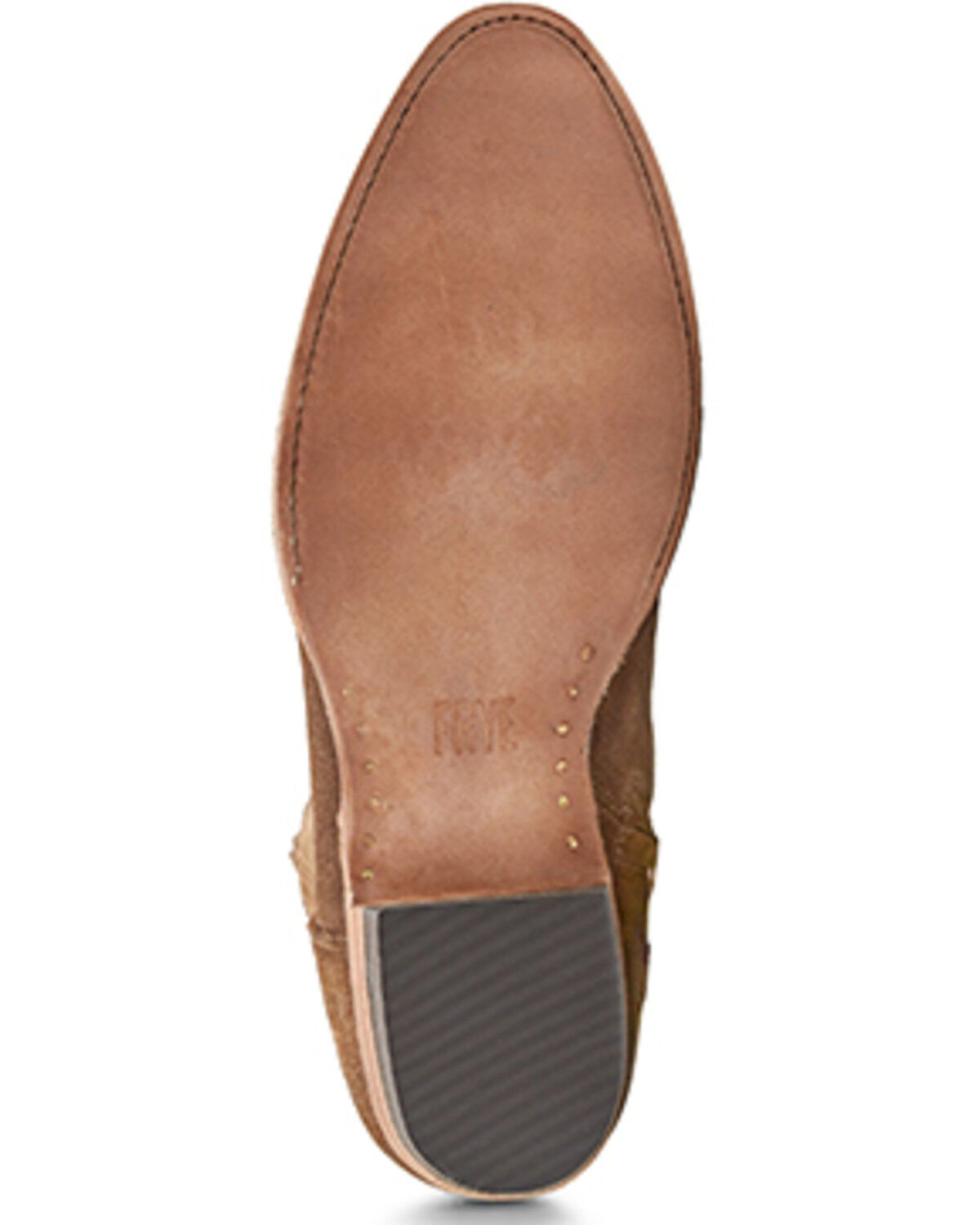 Image #7 - Frye Men's Austin Inside Zip Roughout Ankle Boots - Round Toe, Brown, hi-res
