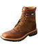 Image #1 - Twisted X Men's Cellstretch 8" Lacer Waterproof Leather Work Boots - Broad Square Toe , Brown, hi-res