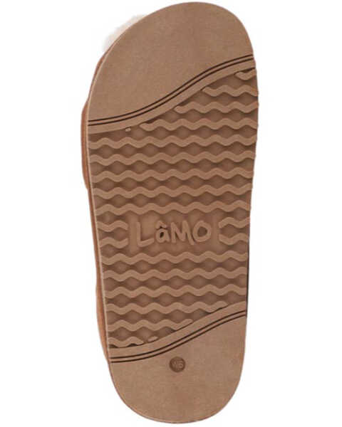 Image #7 - Lamo Footwear Women's Apma Open Toe Wrap Wide Slippers, Chestnut, hi-res