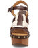 Image #4 - Dingo Women's Cosmo Wooden Sandals, Brown, hi-res
