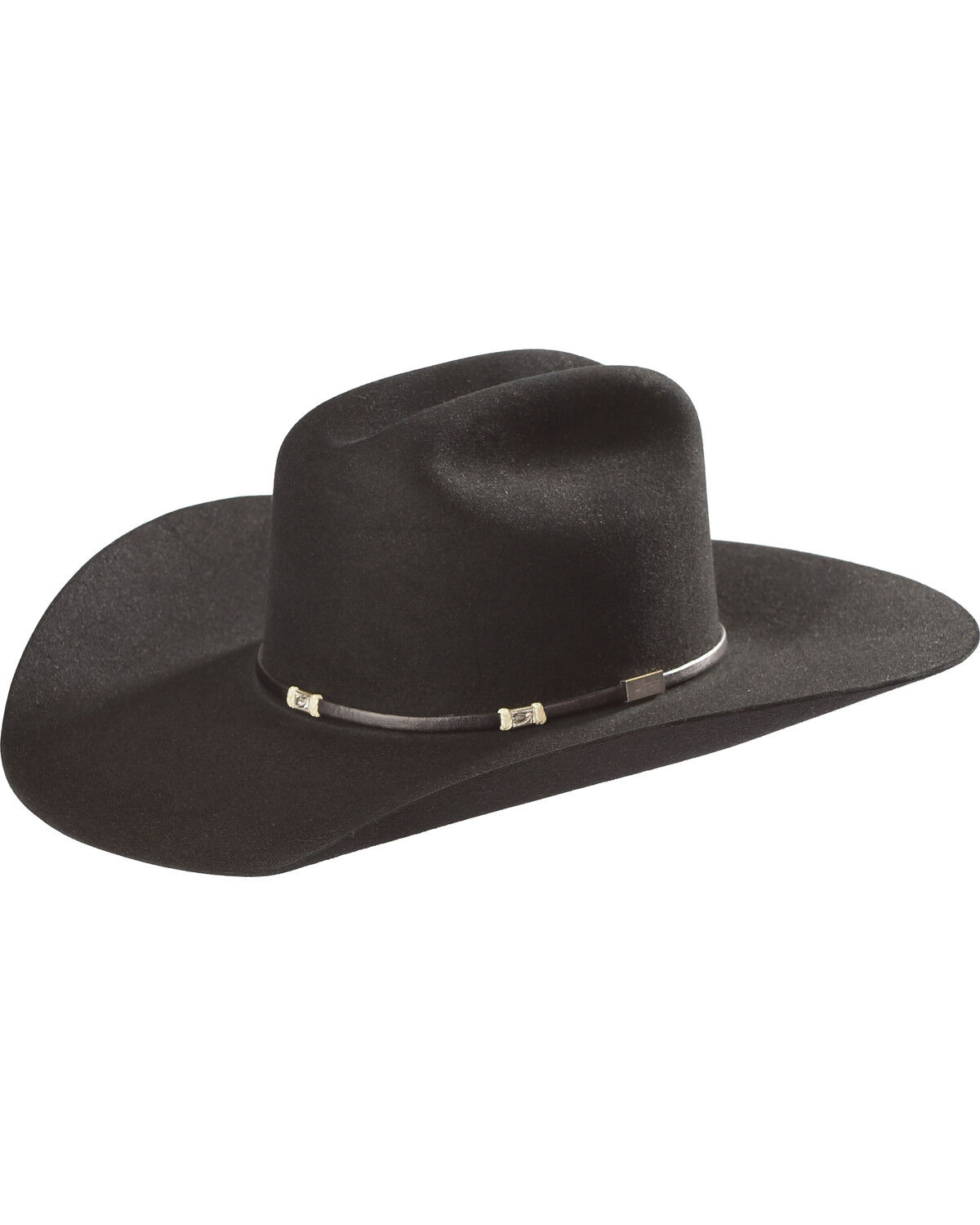 black resistol cowboy hat