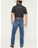 Image #3 - Wrangler Retro Men's 77MWZ Gunter Medium Wash Slim Bootcut Stretch Denim Jeans, Medium Wash, hi-res