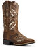 Image #1 - Ariat Women's Round Up Bliss Western Boots - Wide Square Toe, Beige/khaki, hi-res