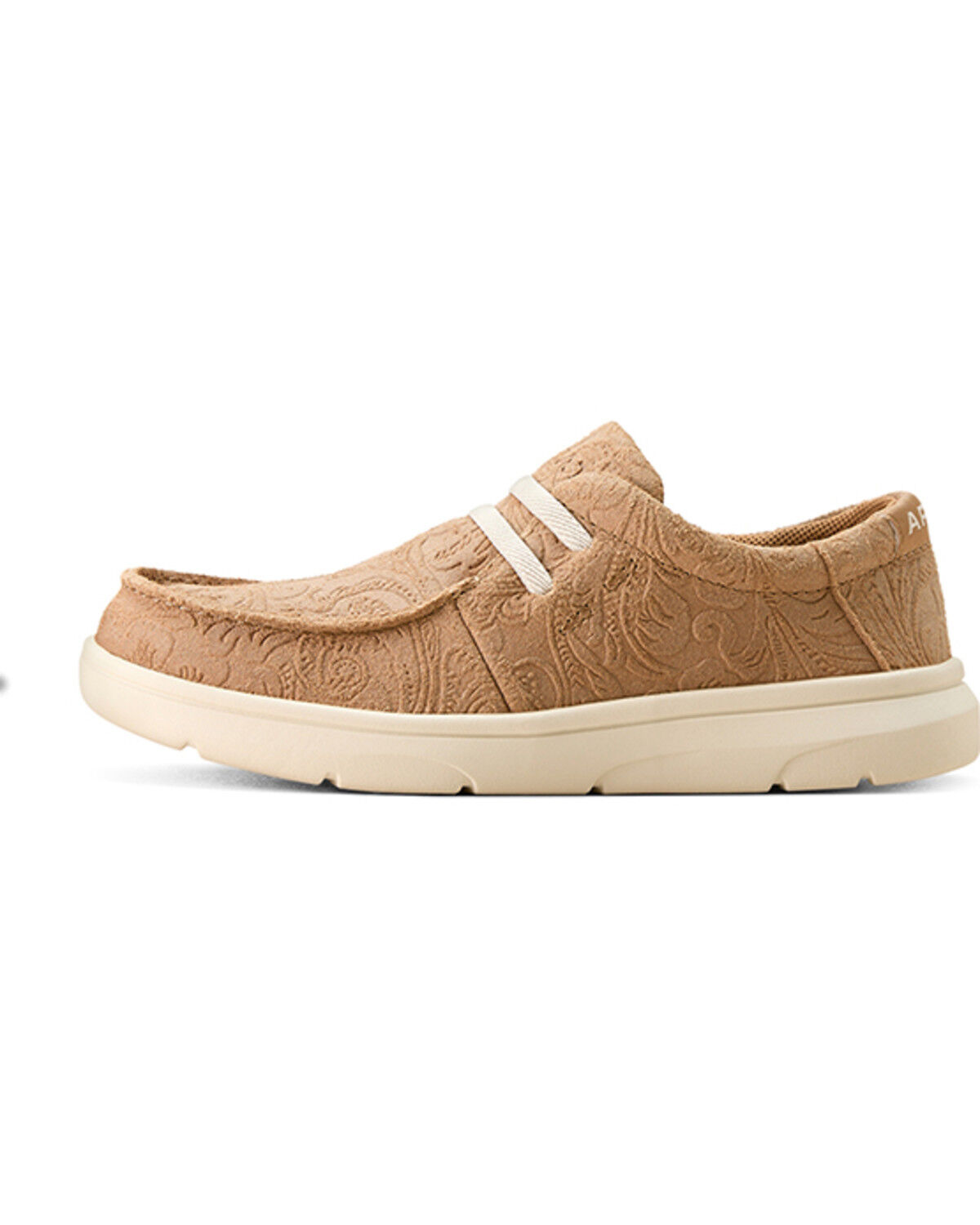 Image #2 - Ariat Boys' Hilo Casual Shoes - Moc Toe, Beige, hi-res