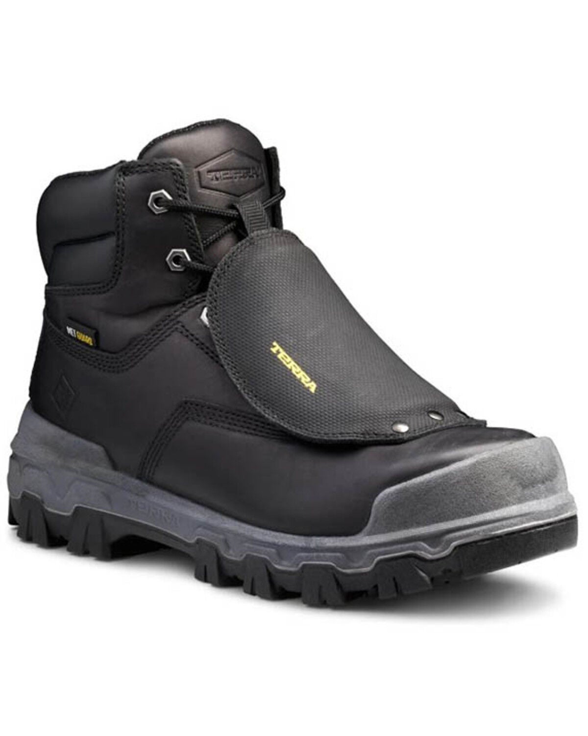 Kodiak Men's 6" Sentry Waterproof Metguard Work Boots - Composite Toe, Black, hi-res