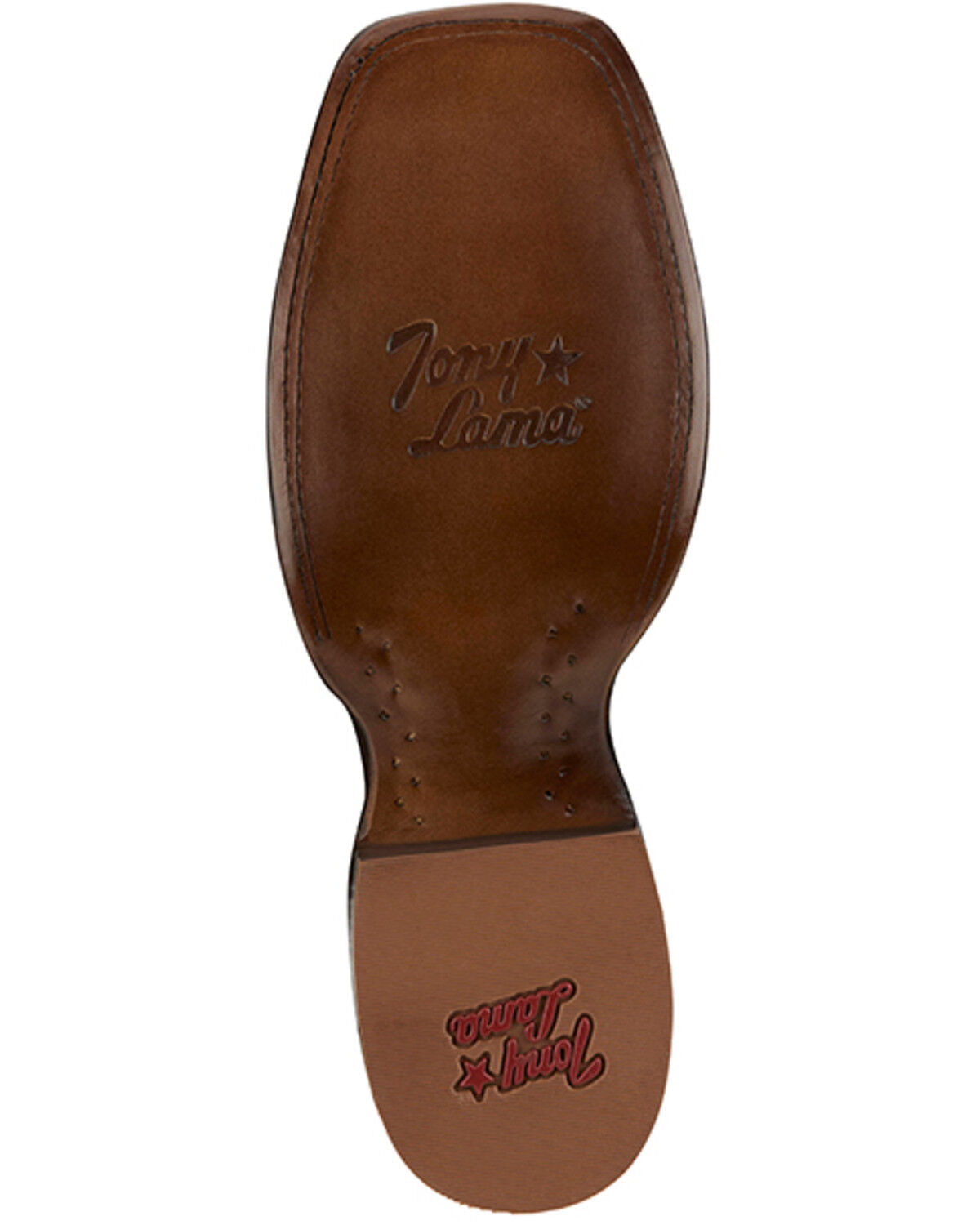 Image #7 - Tony Lama Men's Wray Western Boots - Broad Square Toe, Brown, hi-res