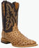 Image #1 - Dan Post Men's Livingston Exotic Ostrich Western Boots - Broad Square Toe, Tan, hi-res