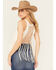 Image #4 - Shyanne Women's Soul and Spirit Cage Back Fringe Graphic Tank, Cream, hi-res