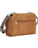 American West Tan Desert Wildflower Small Crossbody Bag/Wallet, Tan, hi-res