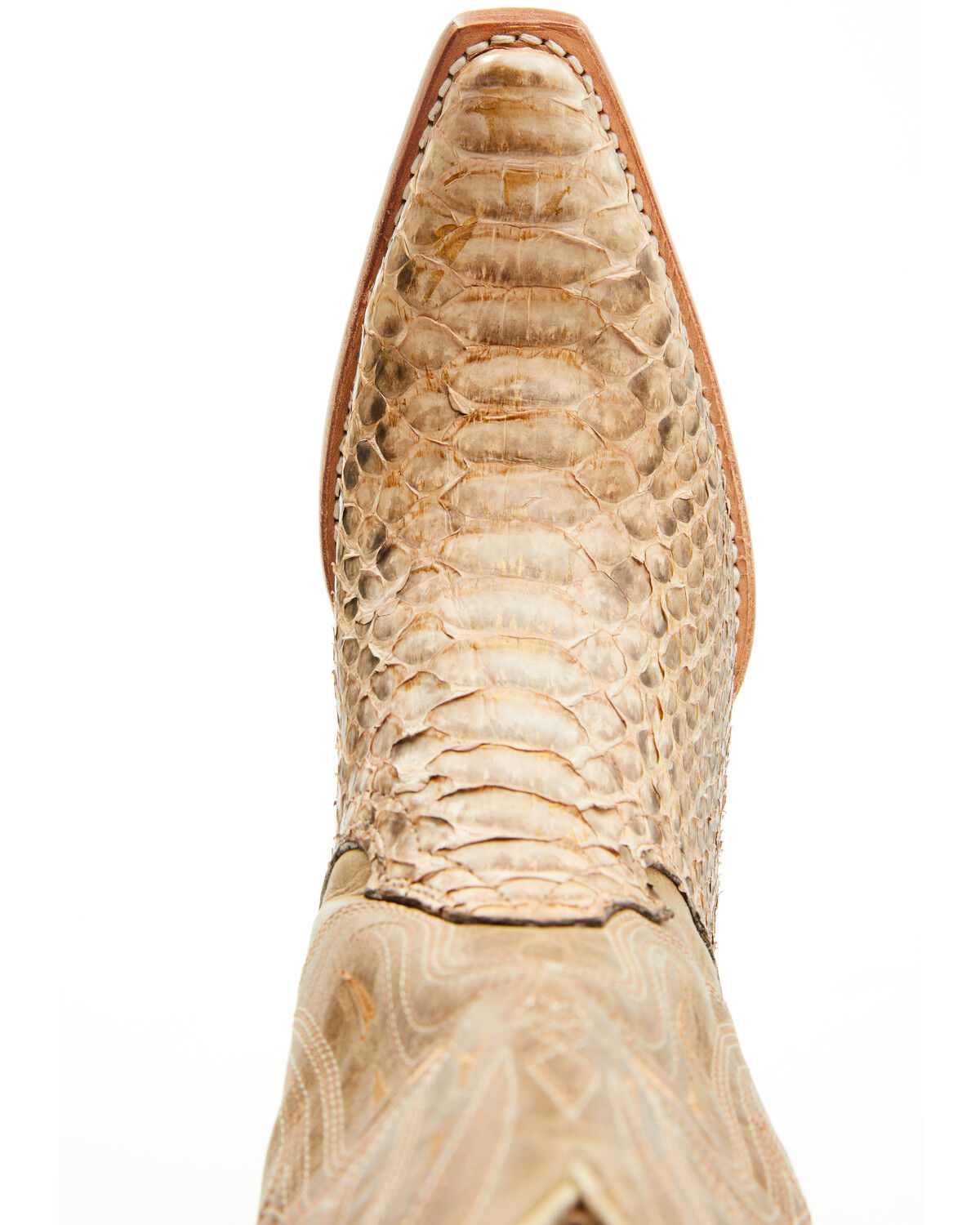 Image #6 - Shyanne Women's Annie Exotic Python Western Boots - Snip Toe, Gold, hi-res
