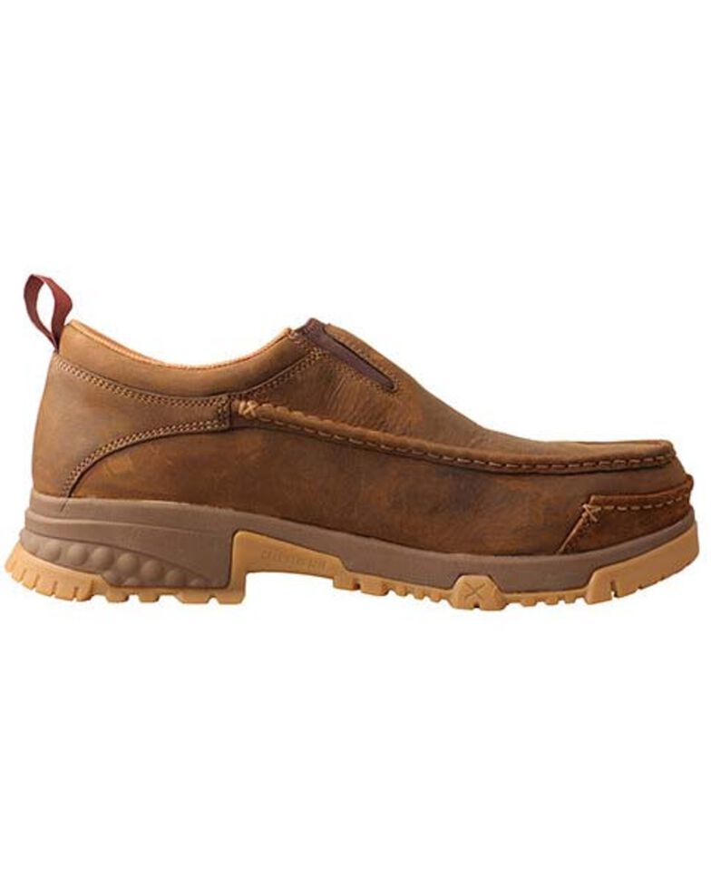 Twisted X Men's CellStretch Work Shoes - Composite Toe, Distressed Brown, hi-res