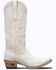 Image #2 - Lane Women's Lexington Leather Western Boots - Snip Toe, Ivory, hi-res