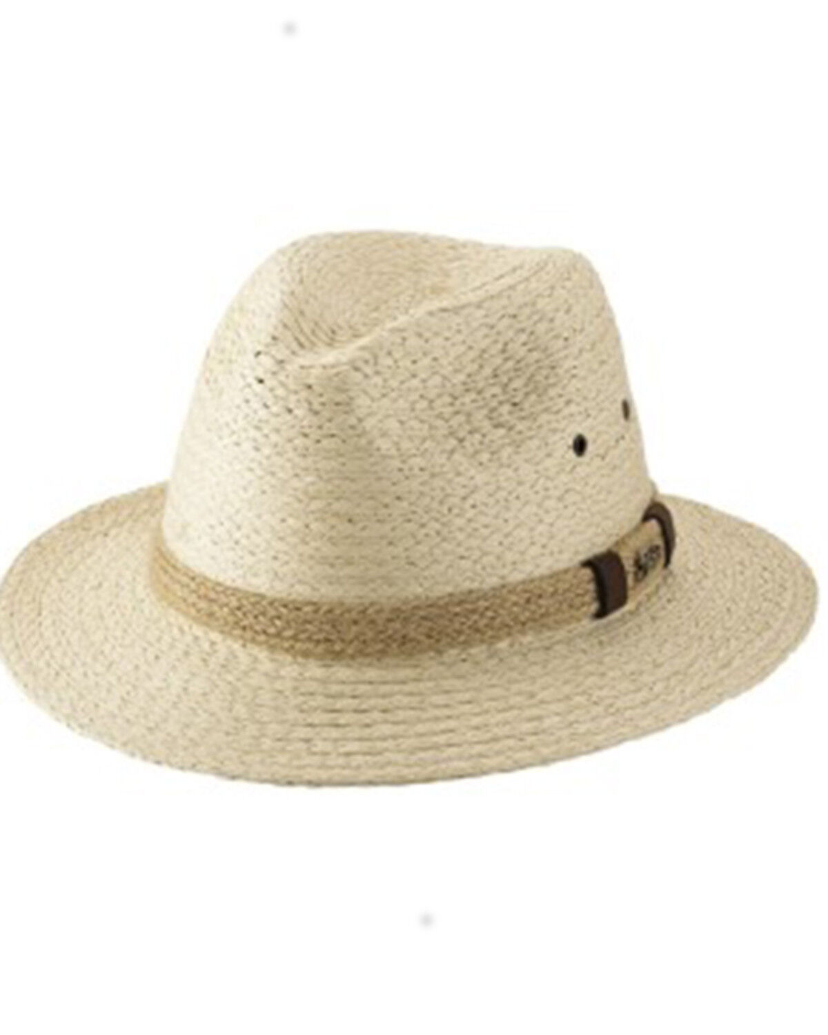 Image #1 - Bullhide Ivory Palm Springs Safari Straw Hat, Ivory, hi-res