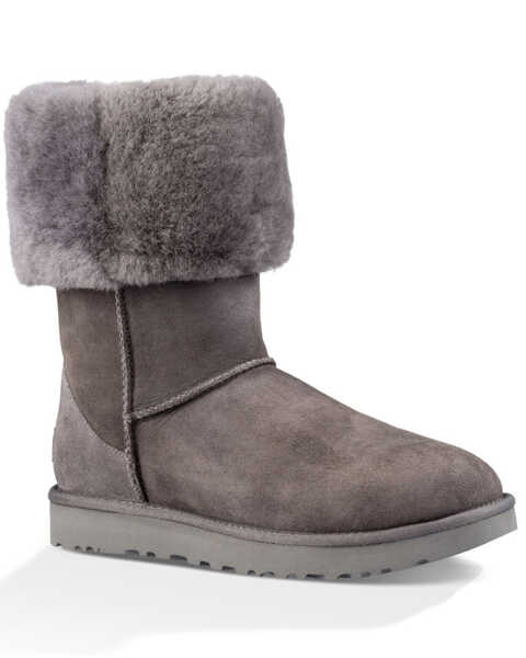 Image #2 - UGG Women's Classic Tall Boots, Grey, hi-res