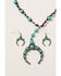 Shyanne Women's Midnight Sky Crescent Turquoise Stone Set, Silver, hi-res
