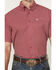 Image #3 - Cinch Men's Geo Print Short Sleeve Button-Down Performance Western Shirt, Pink, hi-res