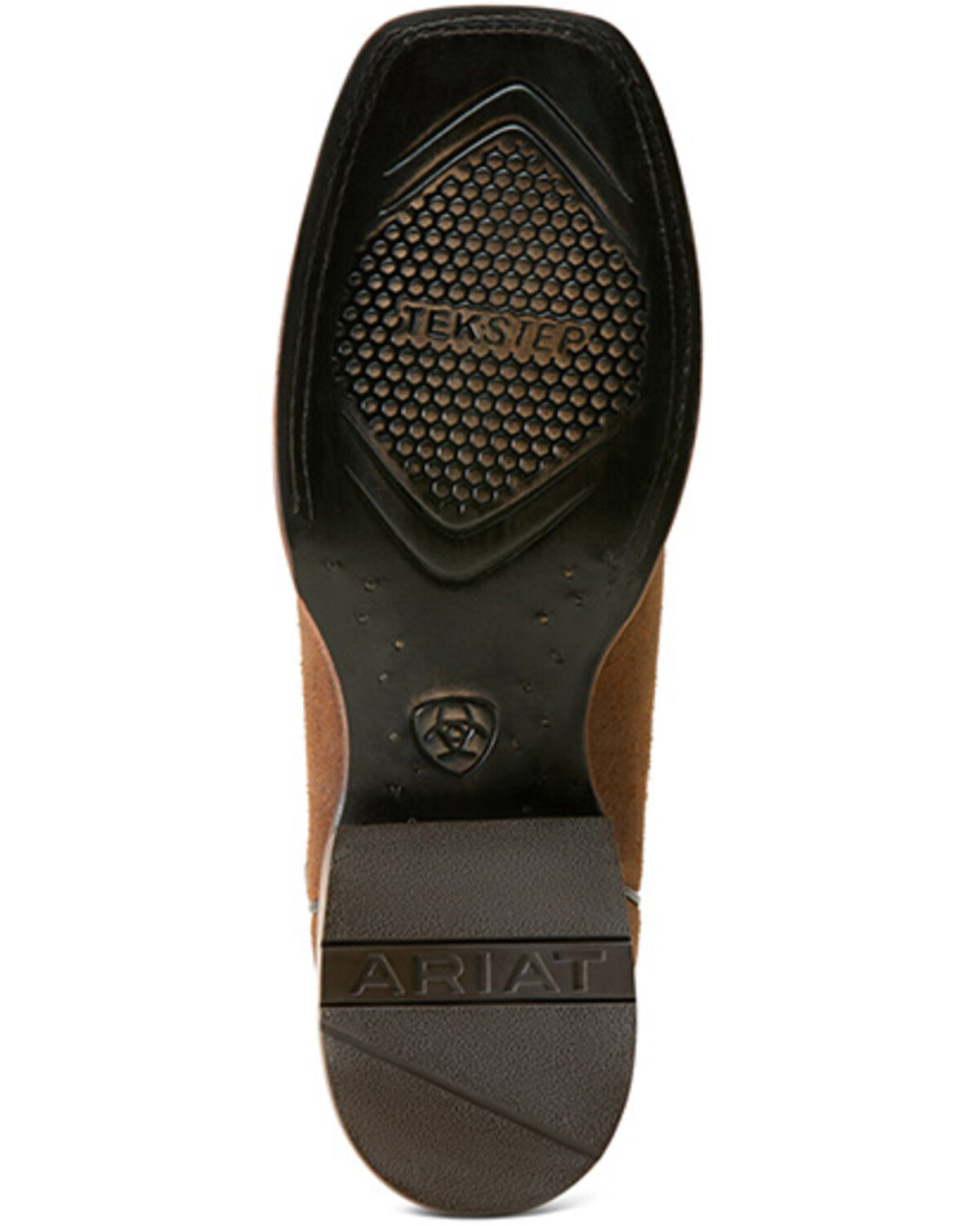 Image #5 - Ariat Men's Sting Roughout Western Boots - Broad Square Toe, Brown, hi-res