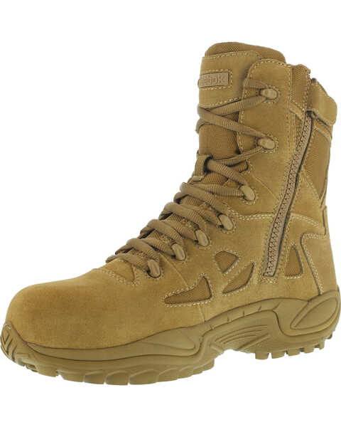 Image #2 - Reebok Men's Stealth 8" Tactical Boots - Composite Toe, Honey, hi-res