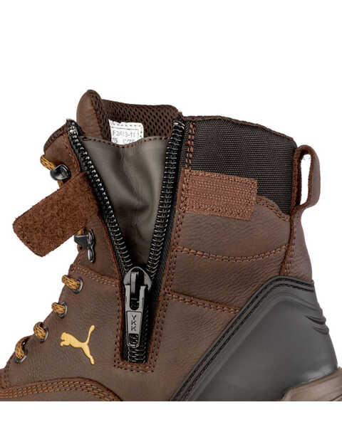 Image #3 - Puma Safety Men's Conquest CTX Waterproof Work Boots - Composite Toe, Brown, hi-res