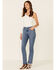 Levi's Women's 725 Lapis Speed Bootcut Jeans, Blue, hi-res