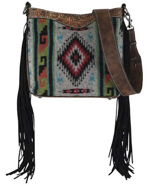 Image #1 - Justin Women's Southwestern Blanket Crossbody Bag, Multi, hi-res